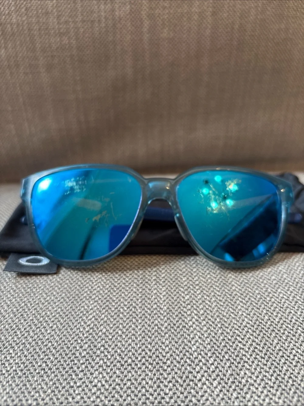 FRAMES ONLY - Oakley Actuator PRIZM Sunglasses Sapphire Blue, case, pouch, cloth